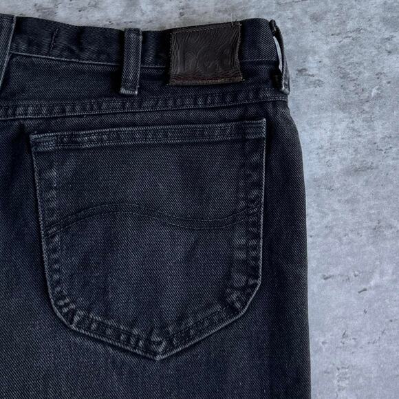 Vintage Y2K Faded Black Levi’s Style Grunge Opium Denim Jeans - Picture 3 of 5